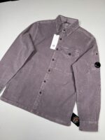 CP Company 160A long sleeve winter corduroy shirt in Purple Dove  - Large /  22.5” P2P