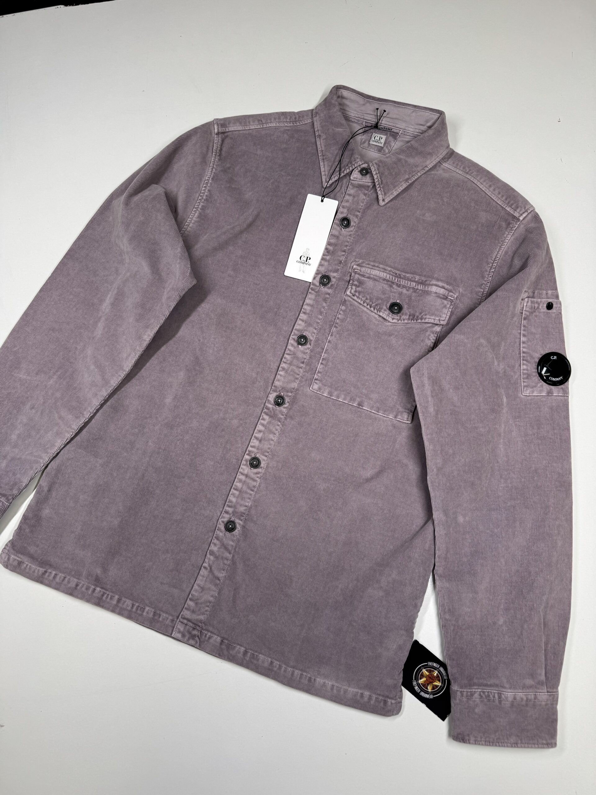 img_9616 CP Company 160A long sleeve winter corduroy shirt in Purple Dove  - Large /  22.5” P2P - Image 1
