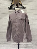 CP Company 160A long sleeve winter corduroy shirt in Purple Dove  - Large /  22.5” P2P - Image 7