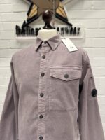 CP Company 160A long sleeve winter corduroy shirt in Purple Dove  - Large /  22.5” P2P - Image 8