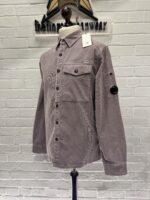 CP Company 160A long sleeve winter corduroy shirt in Purple Dove  - Large /  22.5” P2P - Image 9