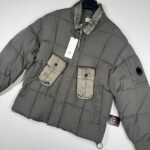CP Company 204A Flatt Nylon down jacket in Green
