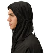 CP COMPANY 107A TAYLON L HOODED OVERSHIRT IN BLACK - Image 13