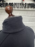 CP Company 027A Diagonal Raised Fleece 1/4 zip Sweatshirt n Black - Image 5