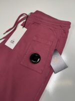 CP COMPANY 161A JOGGING PANT IN LIGHT  FLEECE - RED BUD / 577 - - Image 2