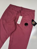 CP COMPANY 161A JOGGING PANT IN LIGHT  FLEECE - RED BUD / 577 - - Image 4