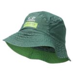 C.P. Company Mens Goretex infinium Reversible Bucket Hat in Duck Green  - Reversible