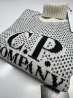 CP company 266A Knit Turtleneck Sweater in Virgin wool    -  Medium / 48 / 22” P2P - Image 2