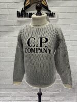 CP company 266A Knit Turtleneck Sweater in Virgin wool    -  Medium / 48 / 22” P2P - Image 3