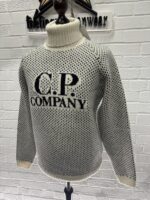 CP company 266A Knit Turtleneck Sweater in Virgin wool    -  Medium / 48 / 22” P2P - Image 5