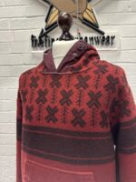 C.P. COMPANY Hooded Pullover C.P. Duffel Jacquard Coat - Red     -     Large /  P2P 23 - Image 8