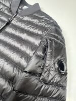 CP Company 202aa DD Shell Down Bomber Jacket. - Black - Image 3