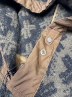 C.P. COMPANY Hooded Pullover C.P. Duffel Jacquard Coat - Green  -    Large / P2P 23” - Image 4