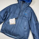 CP Company 155A  Goretex Infinium Mixed Hooded 2 in 1 Jacket in blue   -  Medium / 22” p2p