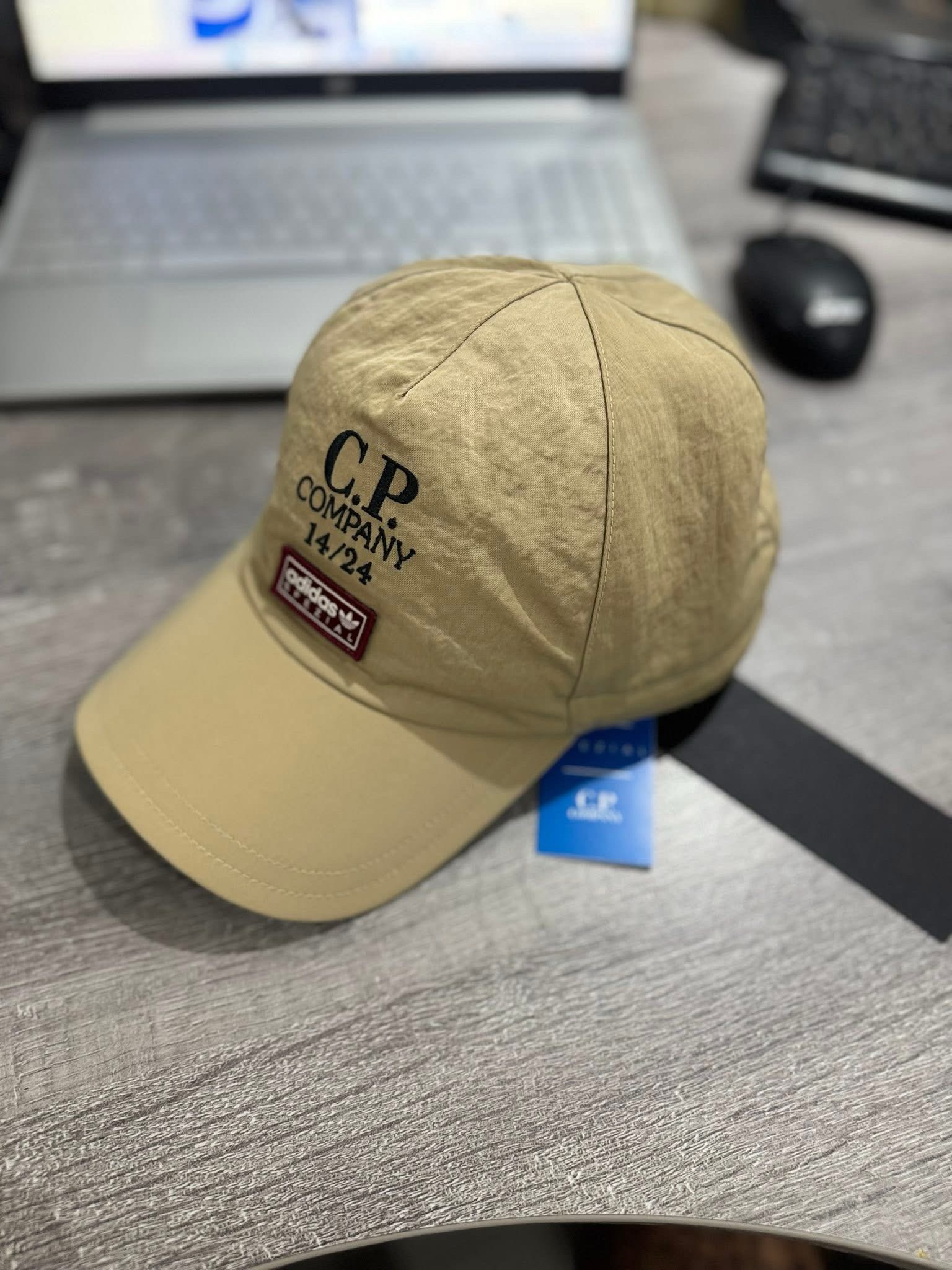 img_2338-2 Adidas Spezial Spzl X CP Company Cap Hemp - Small - Image 1