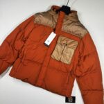 CP COMPANY 032A CHROME-R MIXED GOGGLE DOWN JACKET - PUMPKIN ORANGE