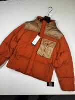 CP COMPANY 032A CHROME-R MIXED GOGGLE DOWN JACKET - PUMPKIN ORANGE