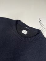 CP Company 197A Fleece Crew Neck Sweater in Navy / 888 •        Size 56 / XXXL.   / 25” - Image 3