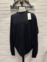 CP Company 197A Fleece Crew Neck Sweater in Navy / 888 •        Size 56 / XXXL.   / 25” - Image 4