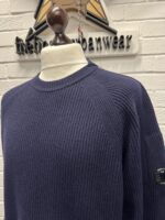 C.P. Company 052A Knitwear crew neck lambswool GRS pull over.Navy    XXXL / 25” p2p - Image 6