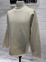 CP COMPANY 327A COTTON/WOOL KNITWEAR PULLOVER IN GAUZE WHITE / 103 -  Size 54 / XXL / p2p 23.5” - Image 5