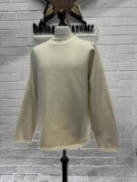 CP COMPANY 327A COTTON/WOOL KNITWEAR PULLOVER IN GAUZE WHITE / 103 -  Size 54 / XXL / p2p 23.5” - Image 6