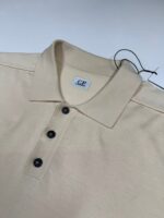 SS26 CP company 099A Boston cotton polo shirt knit in Pistachio   -    Large / p2p 22” - Image 3
