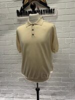 SS26 CP company 099A Boston cotton polo shirt knit in Pistachio   -    Large / p2p 22” - Image 5