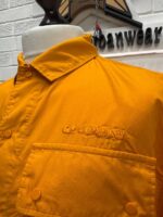 New Season  CP Company Cotton Rip-Stop Short sleeve shirt in Orange -     Large  / 22” P2P - Image 6