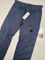 CP Company 276A Cotton Gabardine Cargo Pants  in Blue - Image 5
