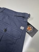 CP Company 276A Cotton Gabardine Cargo Pants  in Blue - Image 7