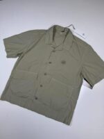 CP COMPANY 230A popeline pocket short sleeve shirt  in Vintage Khaki 

Large / p2p 23”