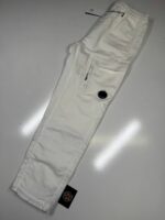 CP COMPANY cotton/linen cargo pants in White Size 48 / W32”/L34” - Image 4