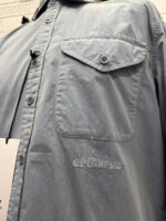 CP COMPANY 065A 50 Fili Pocket Shirt in Blue  -        Large / P2P 22” - Image 7
