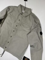 CP Company 283A popeline Shirt in grey - Image 3