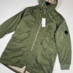 C.P. Company 187A Nylon B Parka in Green  -    Medium / p2p 24.5”