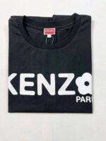 Kenzo Boke Flower 2.0 Logo Reg  Fit T-Shirt 5TS409 4SG - Black - Image 5