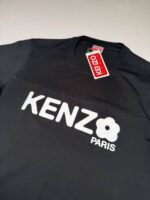 Kenzo Boke Flower 2.0 Logo Reg  Fit T-Shirt 5TS409 4SG - Black - Image 6