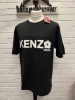 Kenzo Boke Flower 2.0 Logo Reg  Fit T-Shirt 5TS409 4SG - Black - Image 8