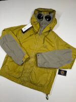 C.P. COMPANY 50 FILI WAX EXPLORER GOGGLE JACKET -   Large / P2P 24”