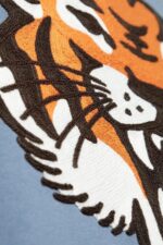 Mens Kenzo Lucky Tiger Embroidered Sweatshirt  in blue - Image 7