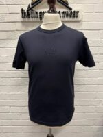 CP COMPANY 30/2 MERCERIZED JERSEY TWISTED EMBROIDERY T-SHIRT - NAVY

XS. / P2P 19” - Image 3
