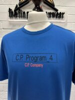 CP Company 307A Organic Recycled Jersey T-Shirt in Blue  -  Regular Fit - Image 3