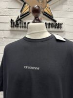 CP COMPANY 085A Jersey  24/1 T-shirt in Black  • XS.  / P2P 19” - Image 3
