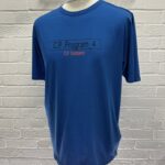 CP Company 307A Organic Recycled Jersey T-Shirt in Blue  -  Regular Fit