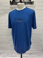 CP Company 307A Organic Recycled Jersey T-Shirt in Blue  -  Regular Fit