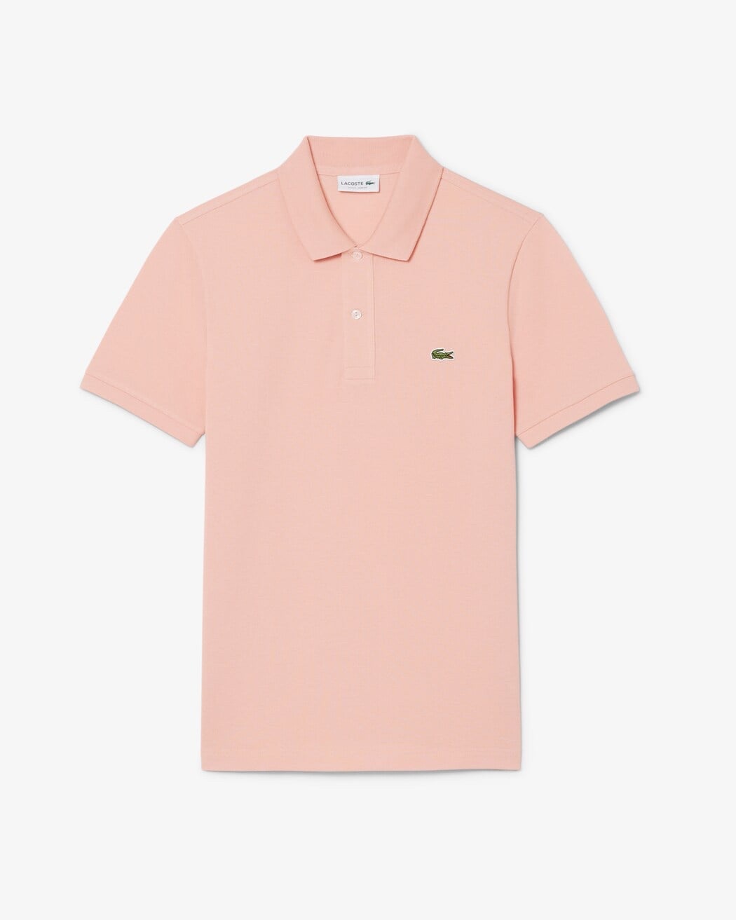 att-dltmlcnkd-ovfl96qknaghhrwtojixqceip1euv47js-2 Lacoste Polo S/S L1212 Classic Fit Polo - Rose Pale - Image 1