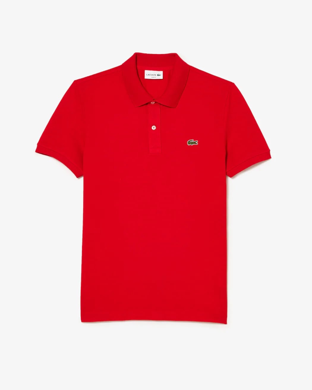 att-zc9wk9jef8cd2d3s285xuxucoxyj1t48xp2qxed12ei Lacoste Polo S/S L1212 Classic Fit Polo - Red - Image 1