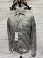 C.P. COMPANY 106A Chrome-R Overshirt in silver grey - Image 5