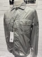 C.P. COMPANY 106A Chrome-R Overshirt in silver grey - Image 4